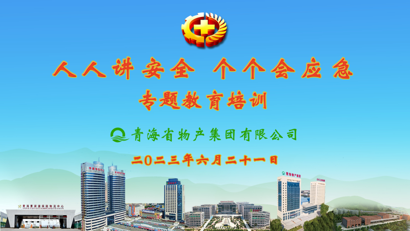 提高安全管理水平 落實(shí)全員安全責(zé)任——集團(tuán)安委會(huì)舉辦2023年“人人講安全，個(gè)個(gè)會(huì)應(yīng)急”專題教育培訓(xùn)