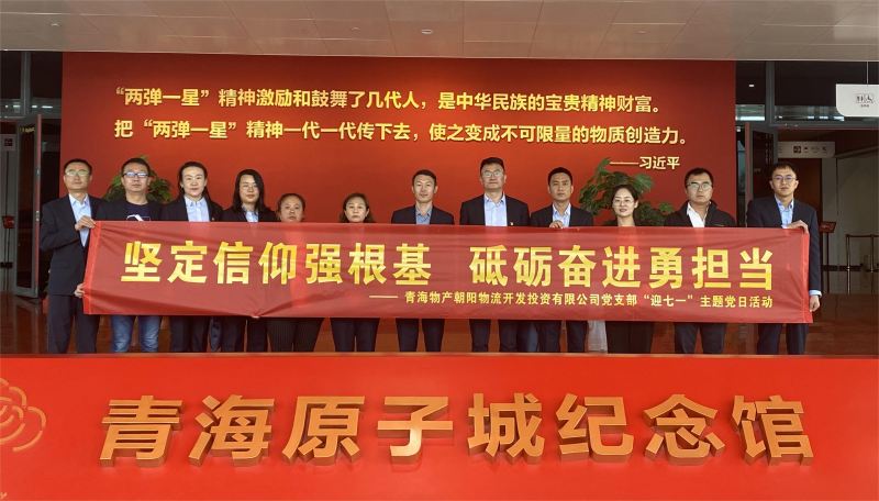 堅定信仰強根基，砥礪奮進勇?lián)?朝物開投公司黨支部開展迎“七一”主題黨日活動