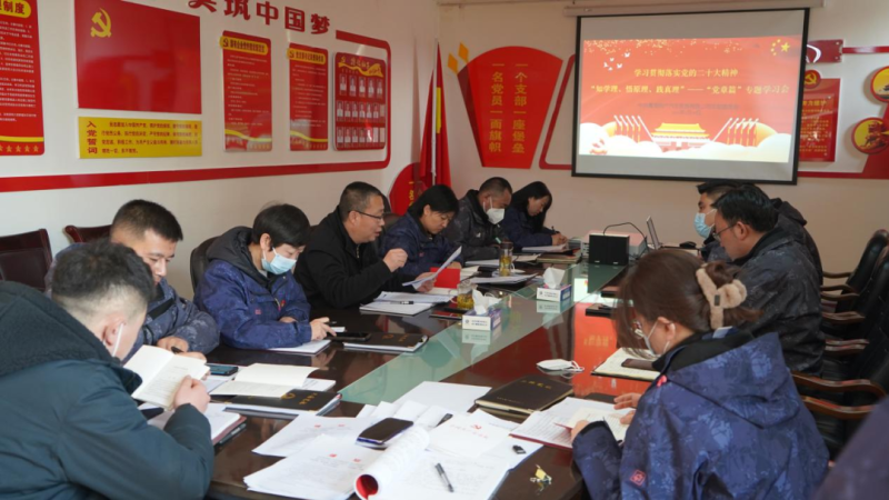 物產(chǎn)汽貿(mào)黨支部召開“知學理、悟原理、踐真理” ——黨章篇”專題學習會